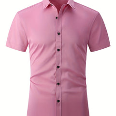 Men's Formal Button Up Shirt for Business Occasion