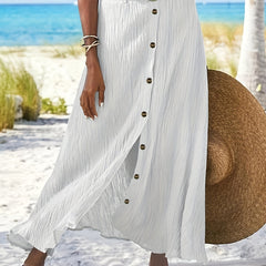 Textured Front Skirt for Women's Spring & Summer
