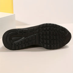 Women's Breathable Woven Sneakers Low Top Slip On Shoes
