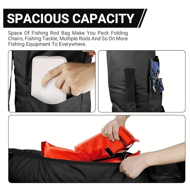 1pc Fishing Rod Bag Single Shoulder Storage Fishing Gear