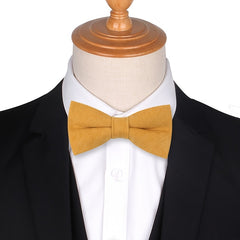 Soft Fuzzy Solid Bow Tie for Women - Classic Shirt Bows for Adults & Kids