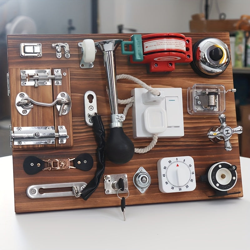 Piosoo Locking Board Mechanical Learning Toy