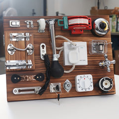 Piosoo Locking Board Mechanical Learning Toy