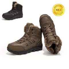 Men's Winter Snow Boots Waterproof Insulated Warm Outdoor Ankle Boots