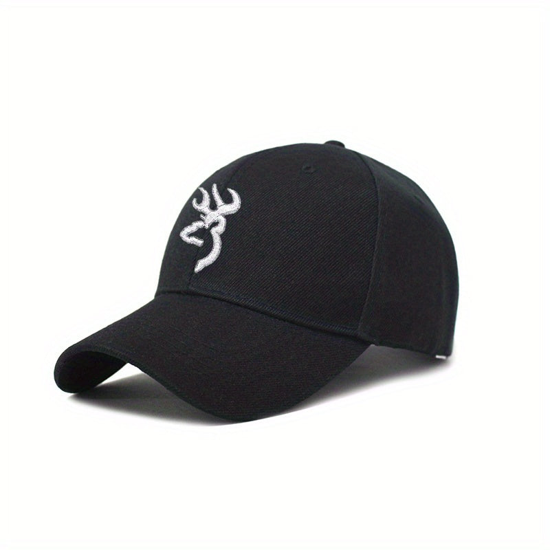 Scorpion Embroidery Baseball Cap Unisex Solid Sun Hat Adjustable Golf Dad Hat
