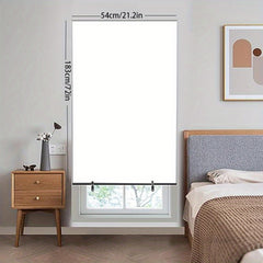 Blackout Roller Shades Cordless Window Blinds Thermal Insulated UV Protection