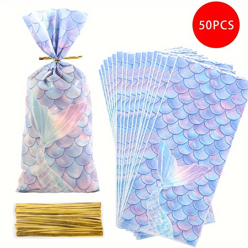 Mermaid Themed Goodie Bags for Party Favors and Gifts