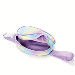 Kids Rainbow Pattern Waist Bag for Outdoor Sports