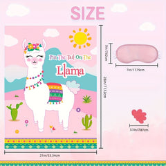 Alpaca Poster Sticker Game Party Supplies Home Decoration
