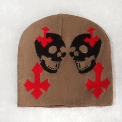 Y2k Winter Knitted Beanies Hat For Men Women