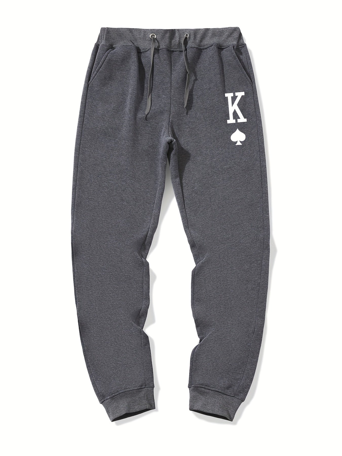 Spade K Men's Drawstring Sweatpants Loose Comfy Jogger Pants