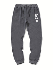 Spade K Men's Drawstring Sweatpants Loose Comfy Jogger Pants