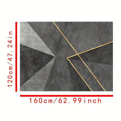 Geometric Pattern Kitchen Rug Non-slip Floor Mat