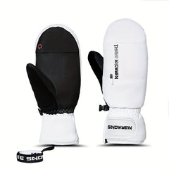 Winter Windproof Outdoor Gloves Waterproof Plush Gloves Touchscreen