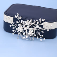 Faux Pearl Wedding Hair Comb Bridal Hair Pin For Wedding
