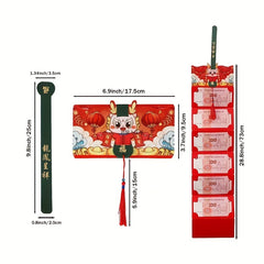 3D Folding Red Envelopes Dragon Design for Loved Ones