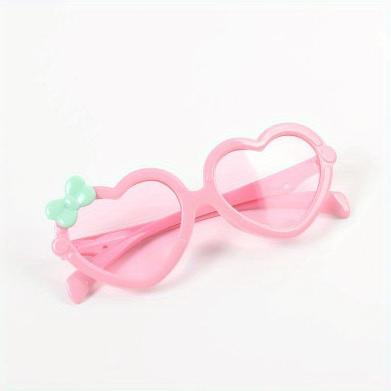 Cartoon Heart Frame Sunglasses UV Protection