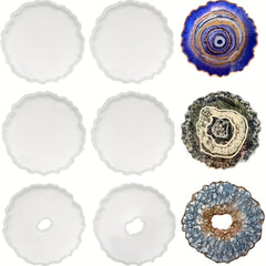 Geode Coaster Molds for Epoxy Resin Casting