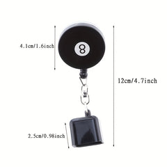 Telescopic Billiard Chalk Clip Belt Buckle Stretchable Chalk Holder