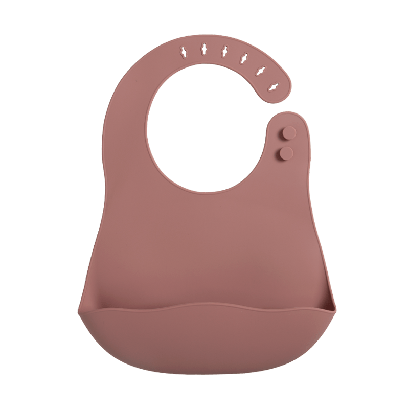 Waterproof Silicone Baby Bibs with Pocket