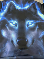 Boy's Wolf Graphic Hoodie Casual 3D Print Hooded Sweatshirt
