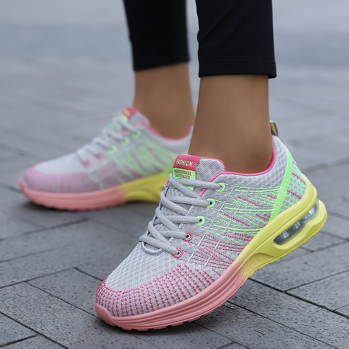 Women's Air Cushion Running Shoes Breathable Athletic Sneakers