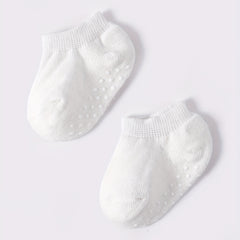 5 Pairs Baby Boat Socks Non Slip for Summer