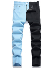 Slim Fit Stretch Denim Jeans Men's Casual Street Style Pants
