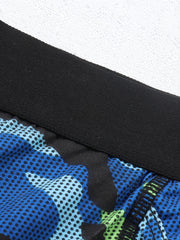 5pcs Boys Camo Boxer Briefs Soft Cotton Underwear Breathable Sport