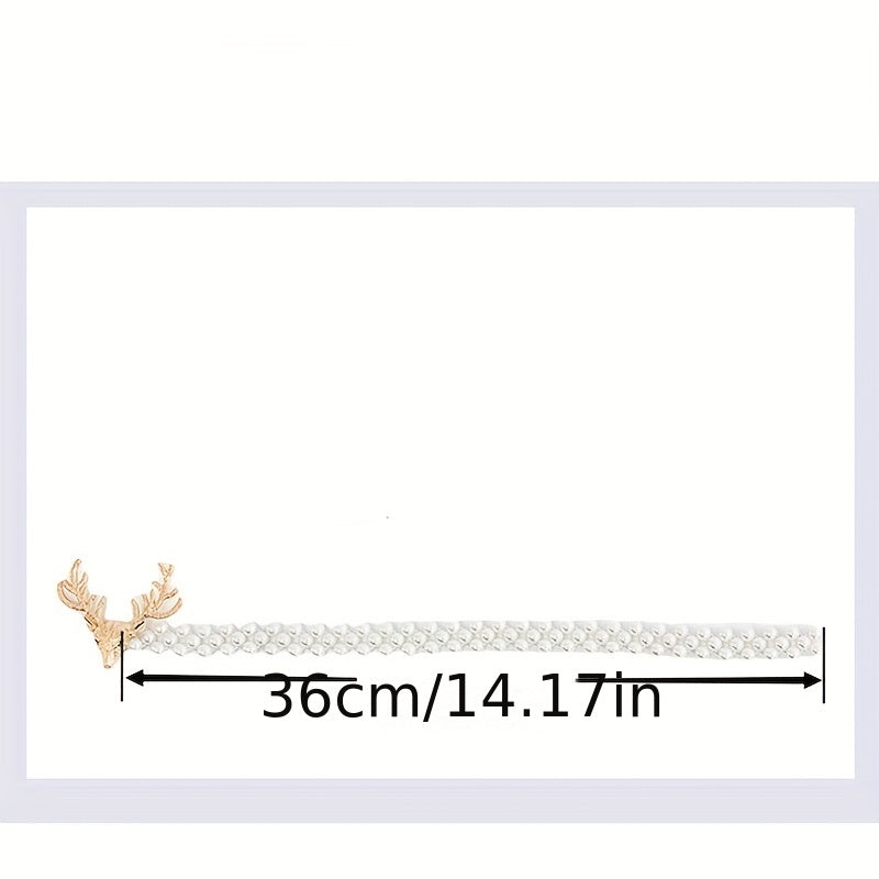 Nordic Style Faux Pearl Curtain Holdback Metal Spring Curtain Tie
