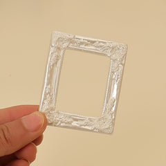 5pcs Mini Retro European Style Photo Frame Wall Decor Resin Golden and Silver