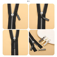 5 Pcs Metal Zipper Pullers Repair Sewing Notions