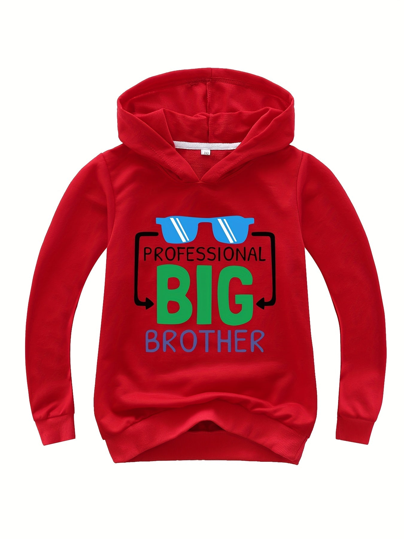 PRO BIG BROTHER Boys Hooded Sweatshirt Spring Fall Kids Clothing