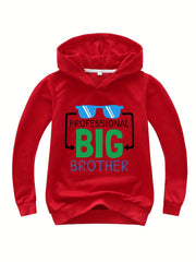 PRO BIG BROTHER Boys Hooded Sweatshirt Spring Fall Kids Clothing