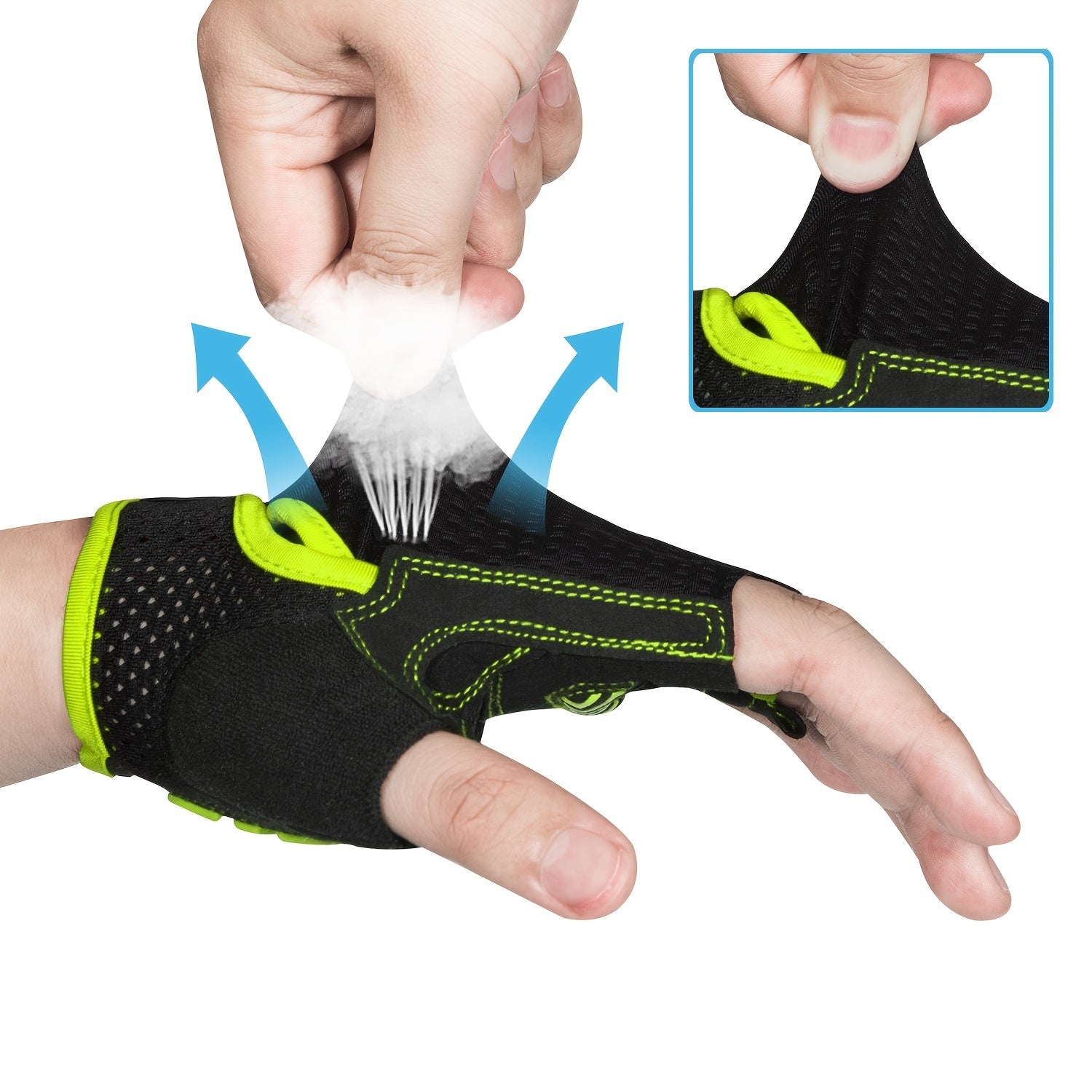 Moreok Gel Pad Gloves for Cycling Motorcycle Gym Training