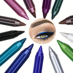 Glitter Eyeliner Gel Pen with Double Ended Brow Stick