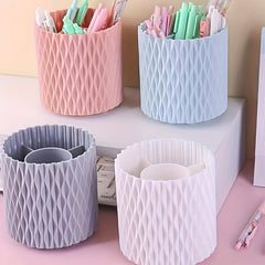 1pc Round Pens Makeup Brush Storage Tray