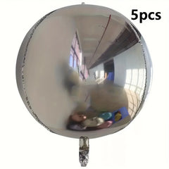 5pcs 4D Foil Balloons 55 88 Cm Round Balloons for Wedding Birthday