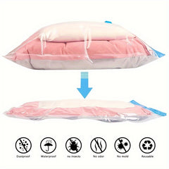 1PC Pump 1pc 4pcs Vacuum Storage Bags Space Save Compression Travel Seal Sacks