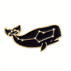 Whale Pin for Backpack Hat Clothes & Jewelry Perfect Gift for Boys & Girls