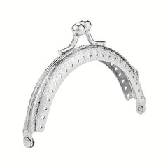10pcs Silver Purse Making Supplies with Metal Frame Vintage Flower Purse Handle