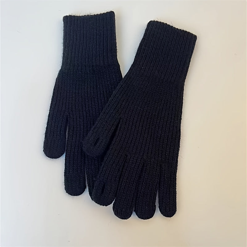 Winter Warm Gloves Windproof Knitted Gloves