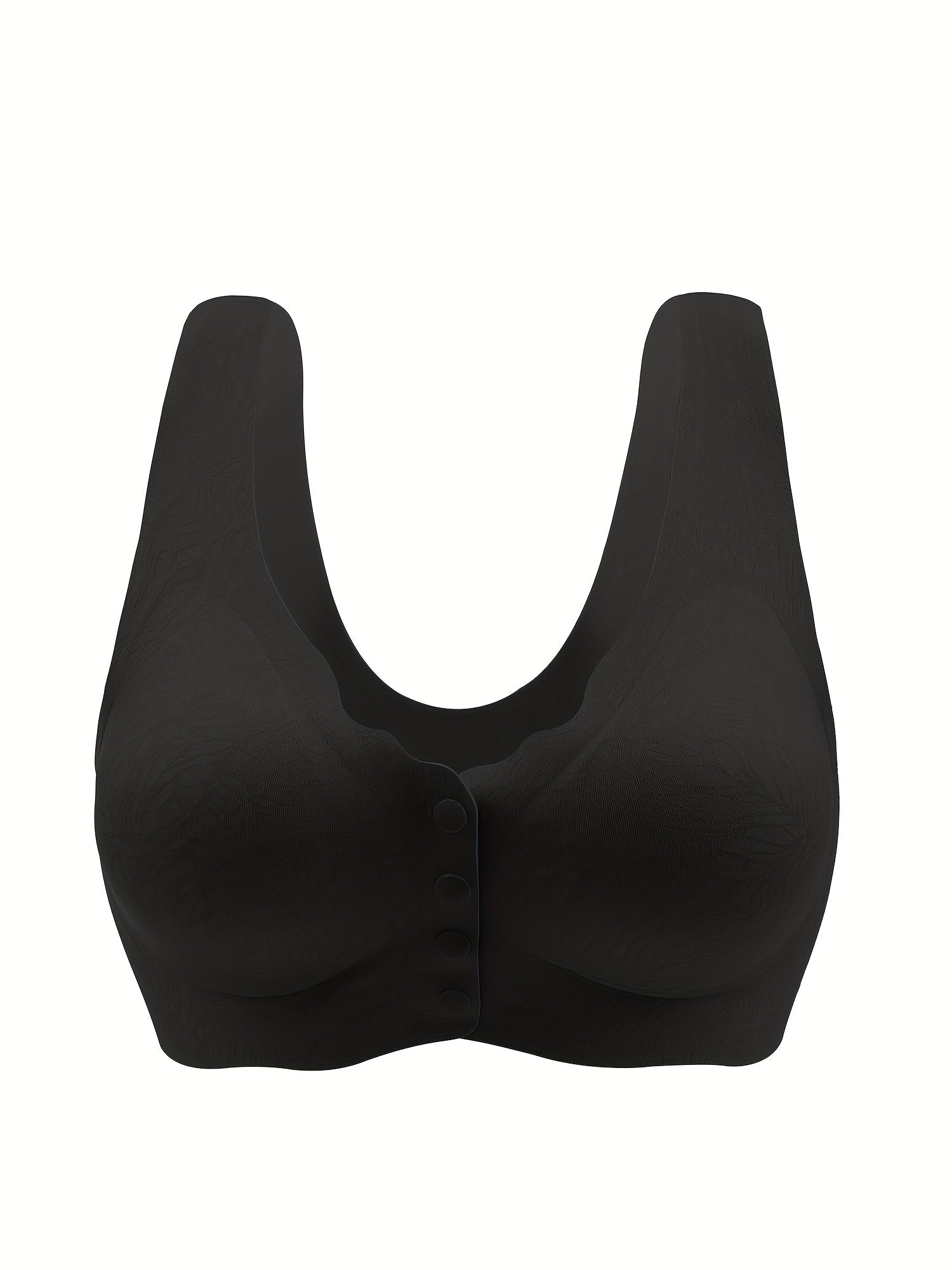 Push Up Bra Front Buckle Full Coverage Comfy Breathable Women's Lingerie