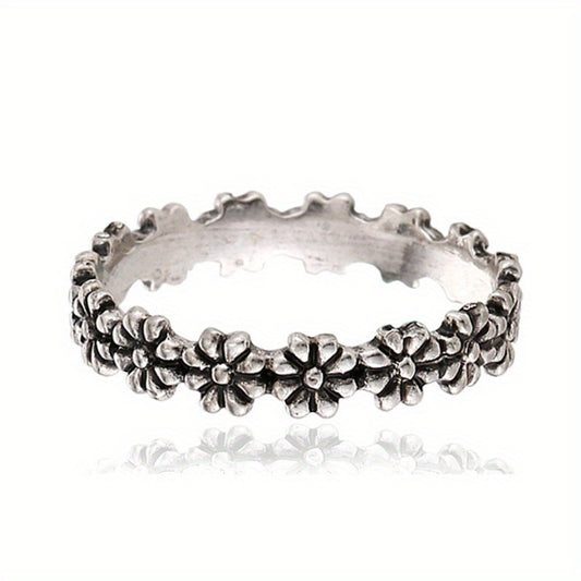 Vintage Daisy Ring Punk Style Gothic Jewelry Decor Boho Style