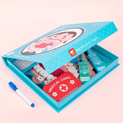 Wooden Dentist Playset for Ages 3 Educational Dental Role Play Game