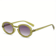 Men's Steampunk Sunglasses UV Protection Retro Round Frame Sunglasses PC Lenses