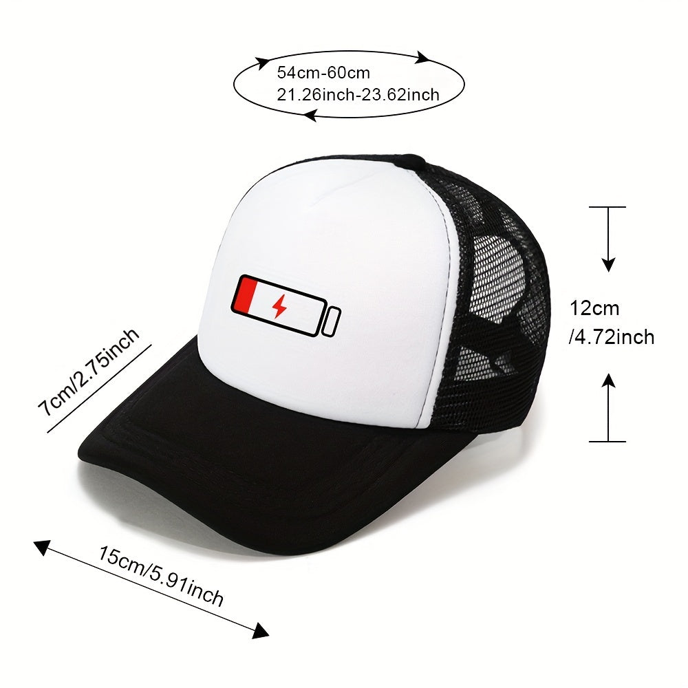Men's Mesh Trucker Cap Dad Hat Summer Outdoor Sun Cap