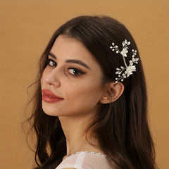 Crystal Head Piece Flower Headwear Rhinestone Hairpin Wedding Hair Accessories