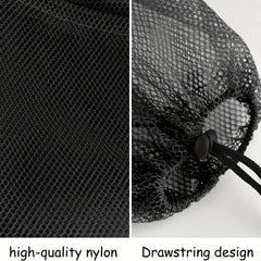 10pcs Mesh Laundry Bags Drawstring Large Storage Bag for Dorm Travel Camping