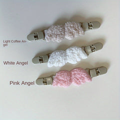 3pcs Kids Dress Strap Clips With Bear For Non Slip Shoulders Boys